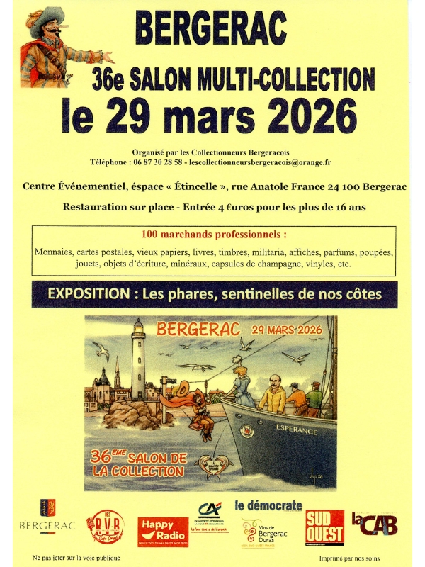 Affiche salon des collectionneurs 2026